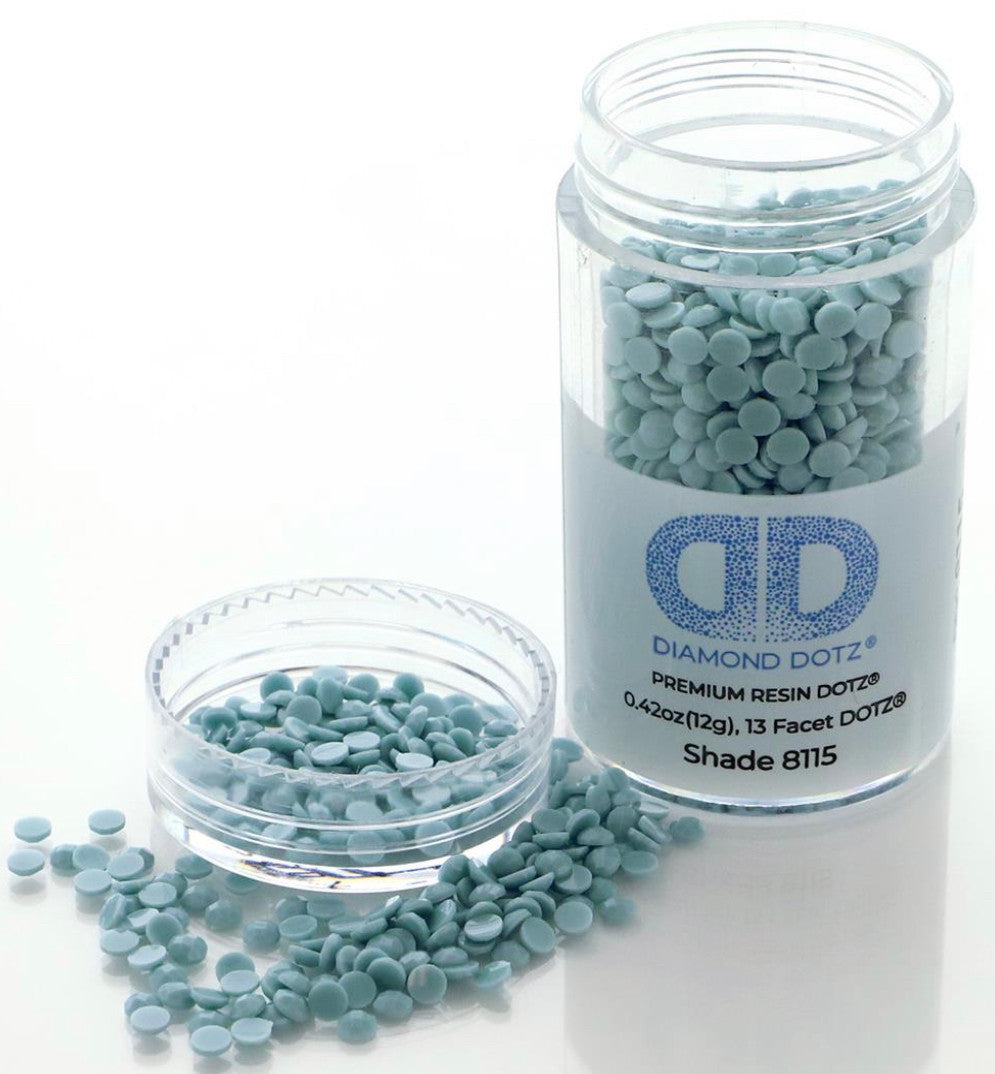 Diamond Dotz Freestyle Gems 2,8 mm 12 g Eendenei Blauw 8115